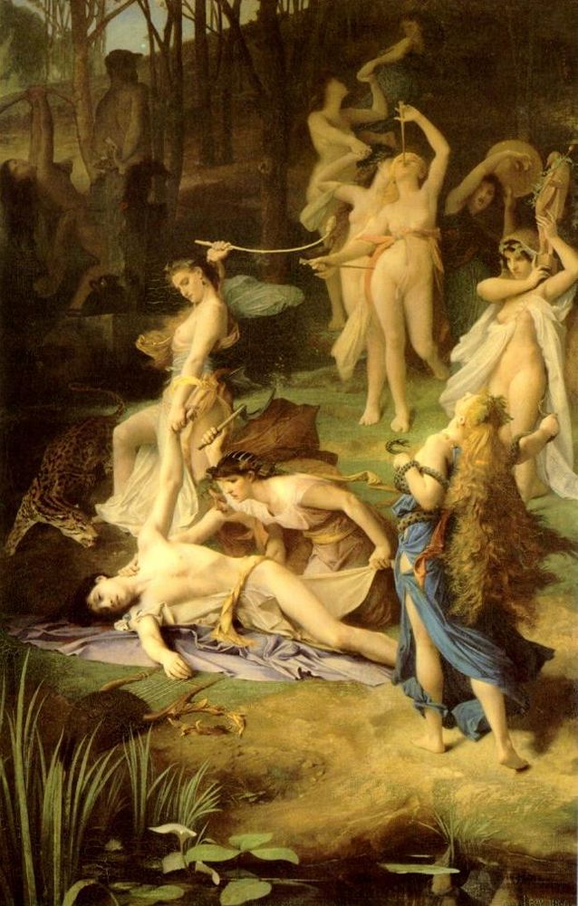 Emile Levy - Death of Orpheus 1866 Orsay